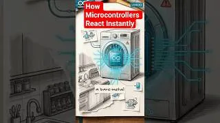 Thumbnail: How Microcontrollers React Instantly #shorts