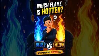 Thumbnail: Blue Flame vs Red Flame: The Truth #science #experiment #shorts