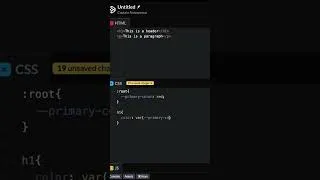 Thumbnail: CSS Variable is Amazing #shorts #css #webdesign #frontend #coding
