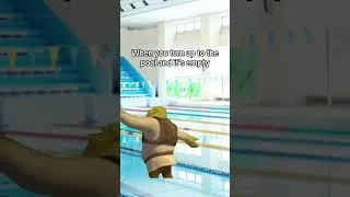Thumbnail: When You Turn Up To The Pool And It's Empty | ProSwimwear #shorts #meme