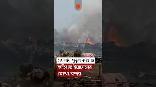 Thumbnail: হুথিদের ক্ষেপণাস্ত্র হামলায় আগুনে পুড়ল ইয়েমেনের মোখা বন্দর #houthi #yemen #MokhaPort #prothomalo