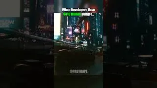 Thumbnail: When you give developers a $316 million budget 💸 #cyberpunk2077 #shorts