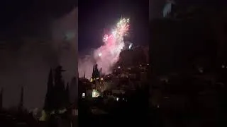 Thumbnail: Christmas Fireworks in Cotignac, France! #shorts