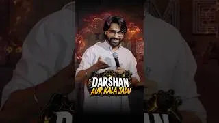 Thumbnail: Darshan Aur Kala Jadu. Full video 👆. #hindicomedy  #supercomedy  #funnyshorts #jokes #dosti