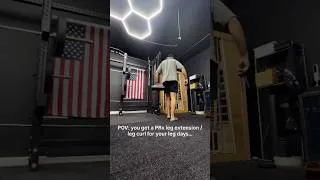 Thumbnail: Leg Day is only a FEW STEPS away! 🔥😤 #homegym #strengthtraining #legday #legworkout #shortsfeed