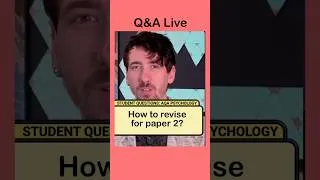 Thumbnail: How to prepare for paper 2! #psychologyrevision #aqapsychology
