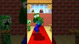 Thumbnail: Gegagedigedagedago vs Geddan (Get Down) - Minecraft Animation #shorts