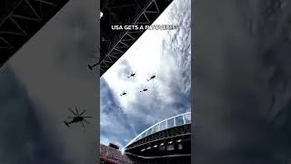 Thumbnail: European Girl's Reaction to the Flyover #fifa #shorts