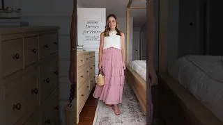 Thumbnail: Petite-friendly dresses for summer all shown unaltered on me at 4’10”! Linked on the video.