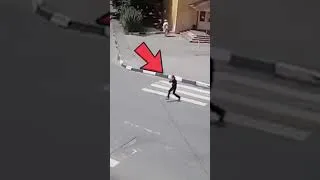 Thumbnail: Invisible Force Attacks Man! 😱 (CCTV Mystery) #shorts