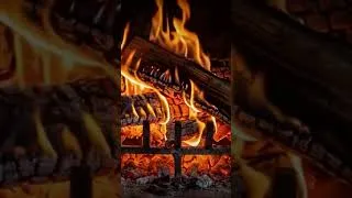 Thumbnail: Cozy Fireplace 🔥 Crackling Fire Sounds for Deep Relaxation, Sleep & Stress Relief (4K) #shorts