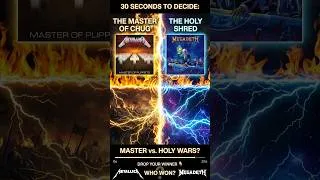 Thumbnail: 30 Seconds to Decide: Master or Holy Wars? 🎸⚡