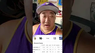 Thumbnail: Vikings Beat Giants 16-13, McCarthy Injured (Again)