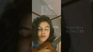 Thumbnail: A love letter to gen z 💌#studentprotest #shorts #peaceful #delhiprotest #genz #youth