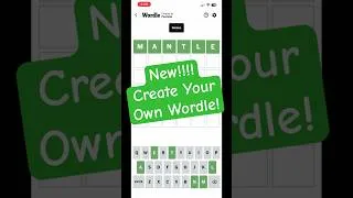Thumbnail: Create Your Own Wordle Puzzle #wordle #nyt #nytgames
