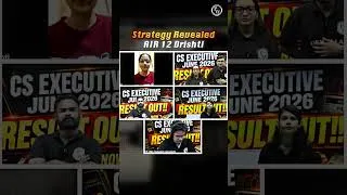 Thumbnail: AIR 12 : This Is Why Consistently Matters !!🔥🔥 #companysecretary #motivation #cspreparation