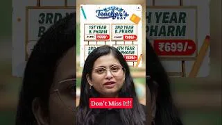 Thumbnail: Teacher's Day Par B.Pharm Sem Ke Batches Per Sabse Bada Offer🔥  #pw #physicswallah