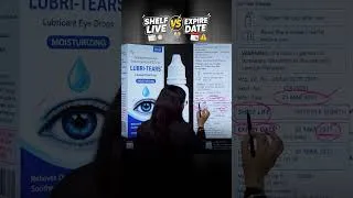 Thumbnail: Eye Drop Shelf Live Vs Expirey Life Explained!! #pw #physicswallah #shorts #viral #trending