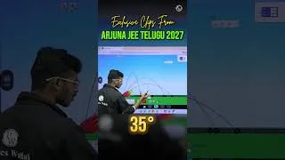Thumbnail: Angle of Inclination 📐 | Laws of Motion | Arjuna JEE Telugu 2027 | PW JEE Telugu