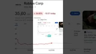 Thumbnail: the roblox stock just collapsed