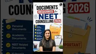 Thumbnail: Documents Required for NEET Counselling 2026 📄 | Complete Checklist