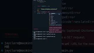 Thumbnail: Python 3 | Make Web Requests, With Requests! #programming #python