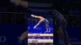 Thumbnail: Manila Esposito – outstanding performance in Zagreb 2026 #beam #gymnast #shorts