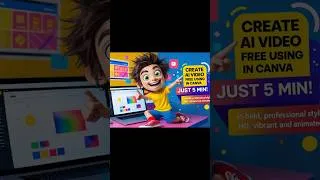 Thumbnail: Create AI Animated Video Using Canva for Free | Step-by-Step Guide