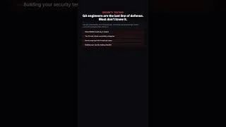 Thumbnail: OWASP Top 10 for QA Engineers | QA Career Lab #Shorts