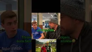 Thumbnail: Aaron Rodgers aura farming on me??🤣
