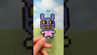 Thumbnail: JAX from The Amazing Digital Circus 🎪 #tadc #fusebeads #pixelart