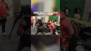 Thumbnail: SHE BOX LIKE A WILD CAGED ANIMAL😂😱😭💥 #explorepage #entertainment #fighting #boxing #viral