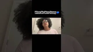 Thumbnail: When We Were Young by Adele 🎙️ | Cover #shorts