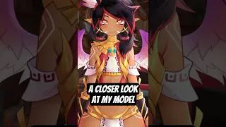 Thumbnail: Take a closer look as my model please 🥵 #vtuber #shorts #vtuberclips