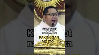 Thumbnail: Pakinggan mo to: Ang sabi Ni Father #short #quiapochurchlive #shortfeed