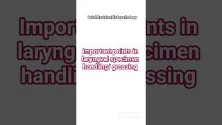 Thumbnail: Important points in laryngeal specimen grossing