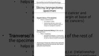 Thumbnail: Slicing of laryngectomy specimen and it's importance