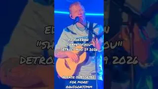Thumbnail: #EdSheeran #ShapeOfYou #Live #LoopTour #Detroit Full Video Below! #shorts
