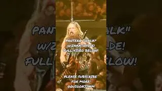 Thumbnail: #Pantera #Walk #ZakkWylde #Live Full Video Below! #shorts