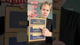 Thumbnail: I bought $300 worth of nickels from the bank! #coins