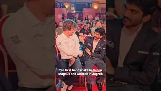Thumbnail: Gukesh meets Magnus🔥🙌 #magnuscarlsen #gukesh #chess
