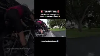 Thumbnail: 🚨 This is how road rage becomes a 15-year felony 😳! #dashcam #roadrage #cyclists  #lawyer #shorts