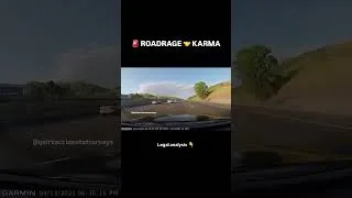 Thumbnail: 🚨The internet calls this karma. Lawyers call it liability😳 full analysis below! #dashcam #shorts