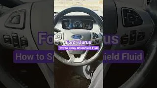 Thumbnail: How to Spray Front Windshield Washer Fluid on Ford Taurus #ford #automobile