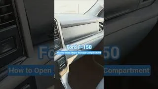 Thumbnail: How to Open Upper Storage Compartment on Ford F-150 (2021 - 2026) #ford #cars
