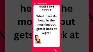 Thumbnail: How Good Are You At Riddles #shorts #ytshorts #quiz #riddles