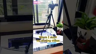 Thumbnail: My Art Studio Tour #studiotour #drawingstudio #viralshorts #usethissound #artstudio #qweart