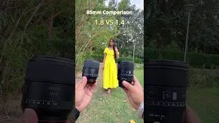 Thumbnail: 85mm 1.4 VS 1.8 | Lens Comparison | Sony E mount | sony | 85mm