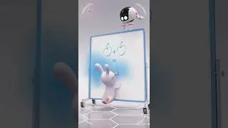 Thumbnail: Is this Rabbid a GENIUS? 😱🐰 #rabbids #rabbidsinvasion #short
