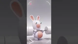 Thumbnail: Rabbid Farts at the Gym 🤣💨🐰#rabbids #rabbidsinvasion #short